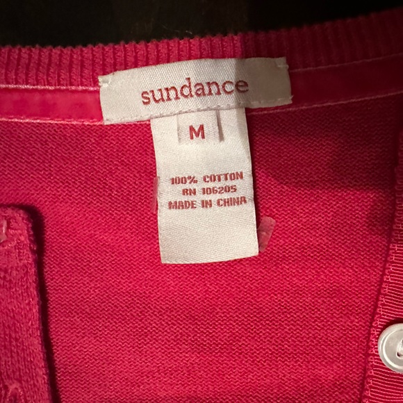 Sundance Pink Embroidered Sweater - Picture 3 of 6